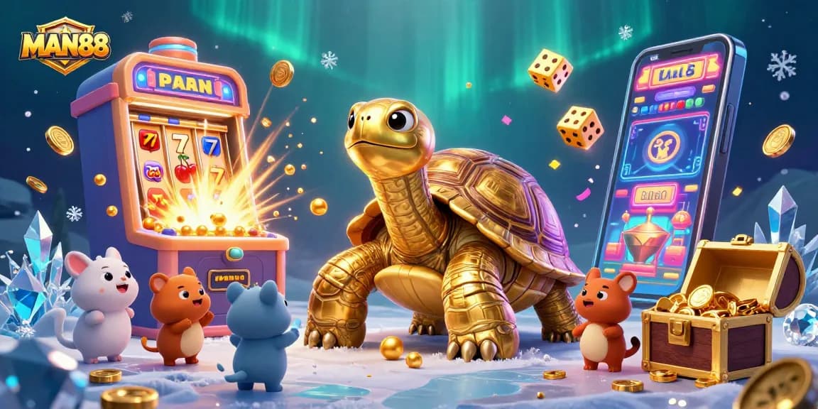 Experience the excitement of winning with MAN88 in a vibrant casino scene filled with energy.