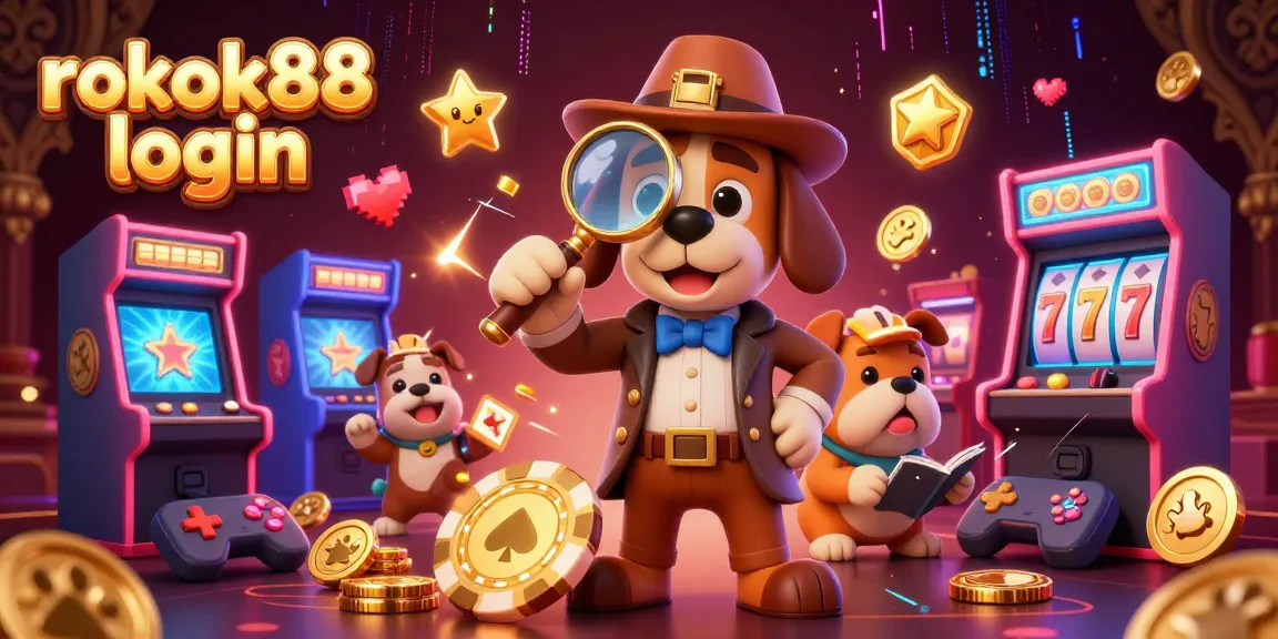 Engage with rokok88 login to unlock thrilling casino experiences featuring a detective and gaming elements.