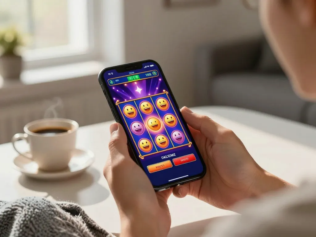Player enjoying mobile gaming on go88 slot machine app, showcasing exciting gameplay
