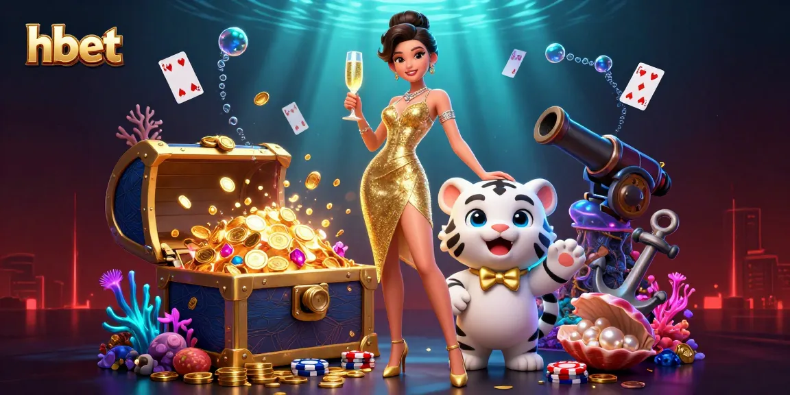 Experience thrilling gaming at hbet with our glamorous casino scene featuring luck and luxury.