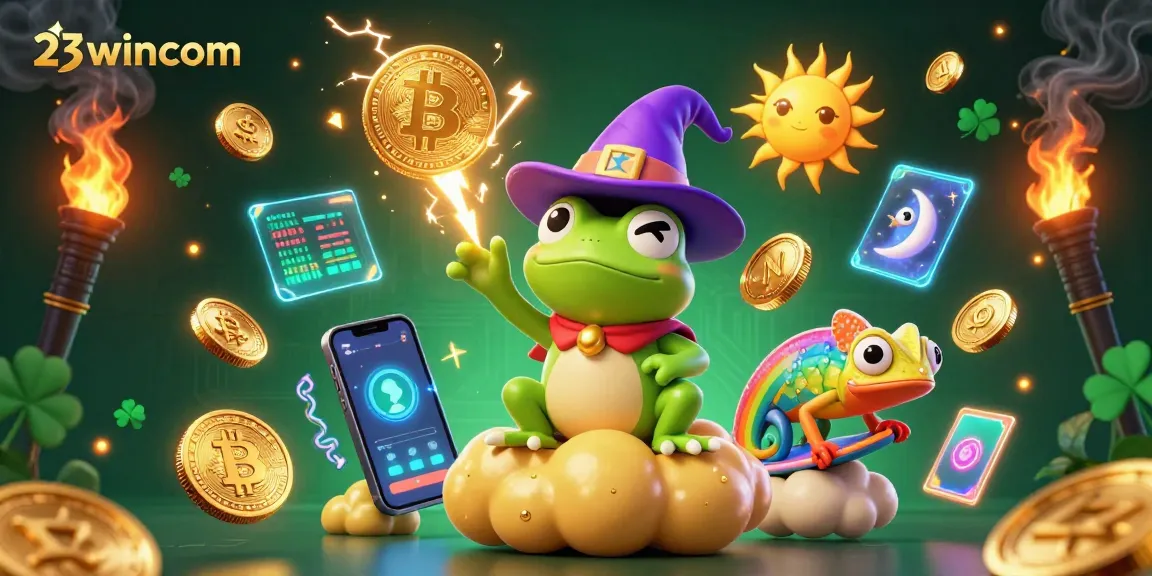 Experience the thrill of 23wincom with vibrant characters and dynamic casino elements.