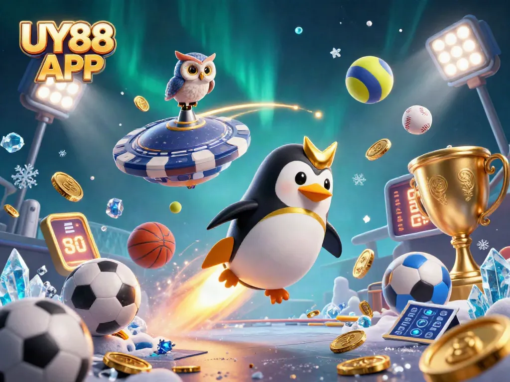 Enjoy thrilling gameplay with UY88 APP, featuring a dynamic casino adventure in a cartoon-style universe.