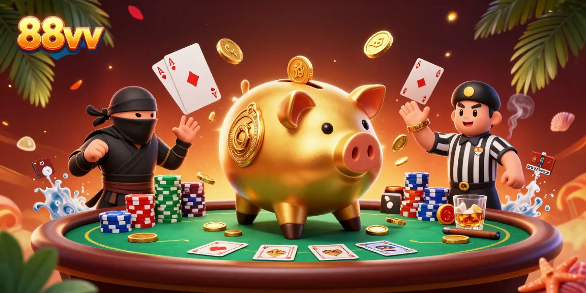 Engage with thrilling 88vv gameplay through intense casino battles featuring dynamic characters and vibrant elements.
