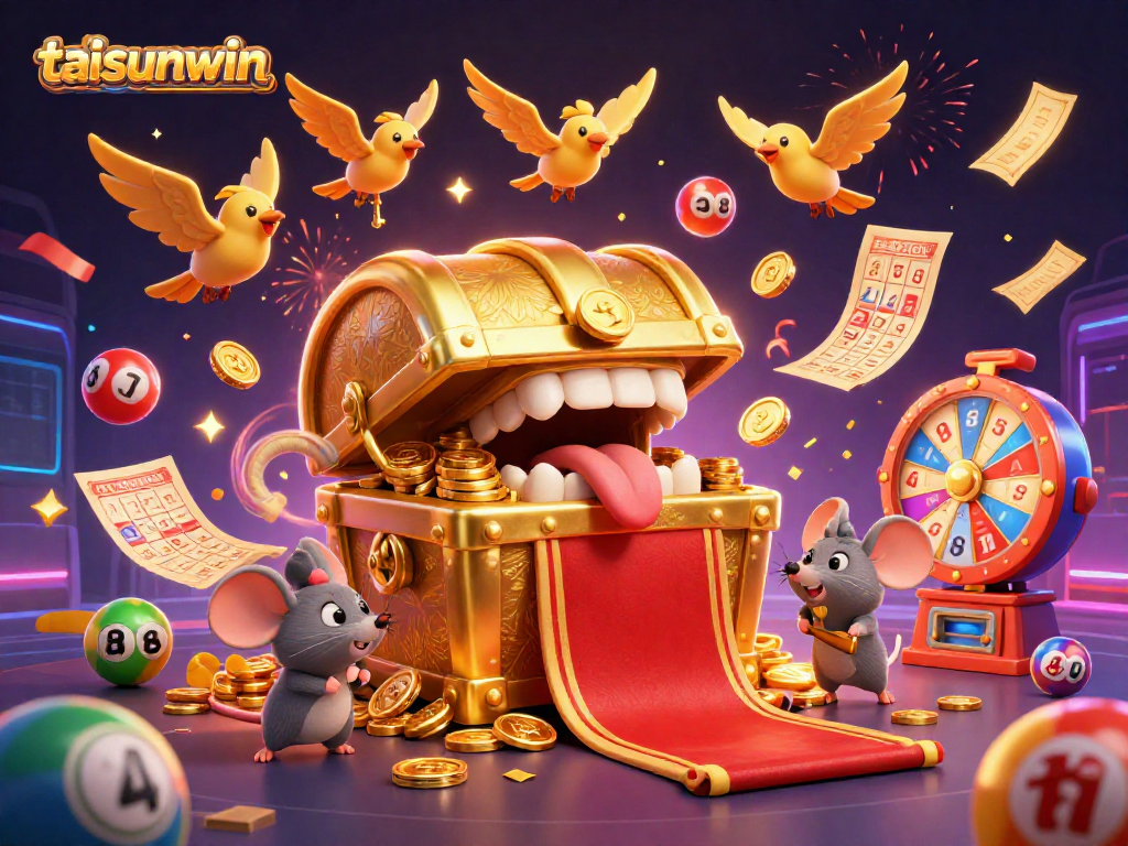 Play vibrant games at taisunwin, where colorful lottery balls bounce amidst sparkling confetti and wonders.