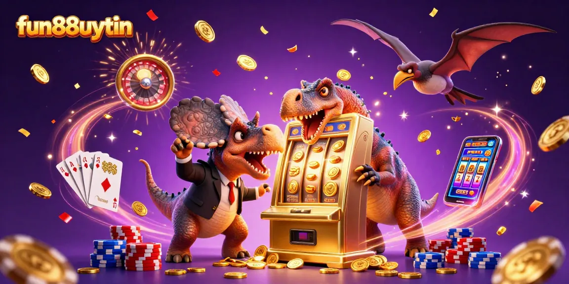 fun88uytin brings excitement as creatures interact with the casino, creating a thrilling atmosphere.