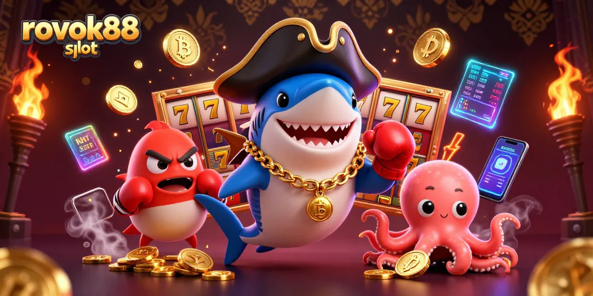 Experience rokok88 slot excitement with coins, characters, and vibrant gaming elements!