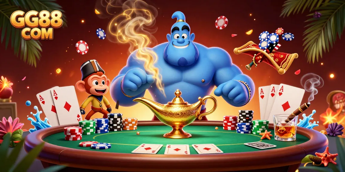 Experience the thrill of GG88 COM with vibrant characters and exciting casino elements.