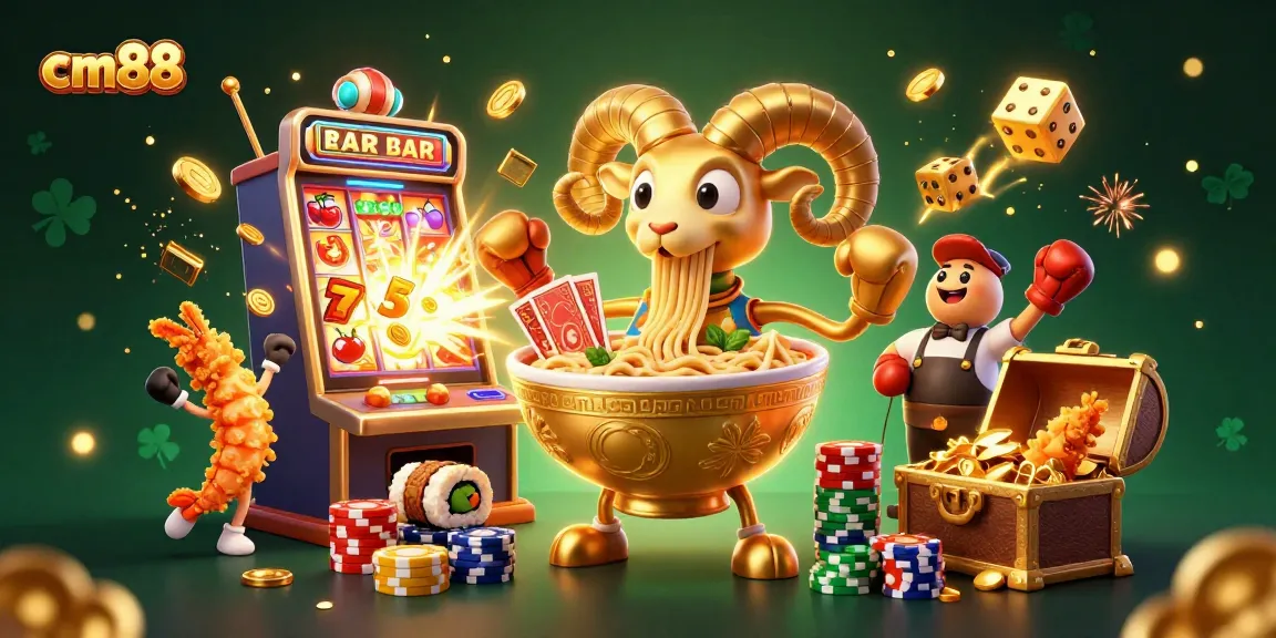 Spin the reels and win at cm88 with vibrant 3D characters and a jackpot explosion!